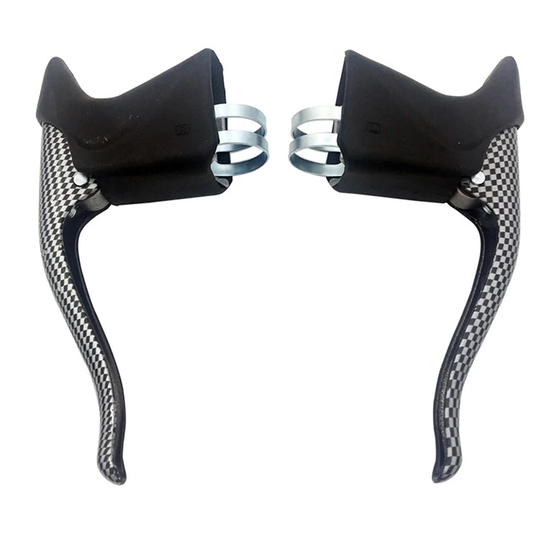 Buy 1 Pair Brand New Carbon Fiber Pattern Road Bike