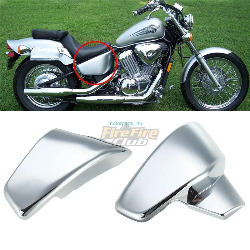 Черный аккумулятор боковая крышка мотоцикла для Honda VLX 600 1999-2008 VT 600 C CD Shadow VLX Deluxe STEED400 1999-2007