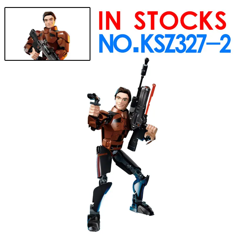 Legoing The Last Jedi Star Plan 8 Han Solo Figures Building Blocks Toys For Kids Starwars 6 7 Compatible Legoings Technic Weapon