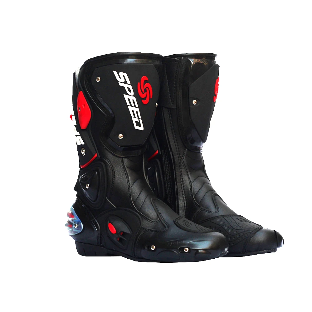 NEW Motorcycle Boot Waterproof Pro-biker Speed Bikers Moto Rmotorcyle Racing Motocross Leather Shoes Motocross Racing Boots