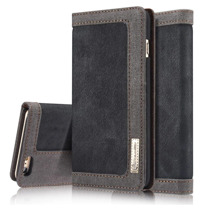 

Canvas Phone Case For iPhone 5 5S SE Card Wallet Cover Magnetic Flip Case For iPhone X Xr Xs Max 8 7 6 6S Plus Case Accessories