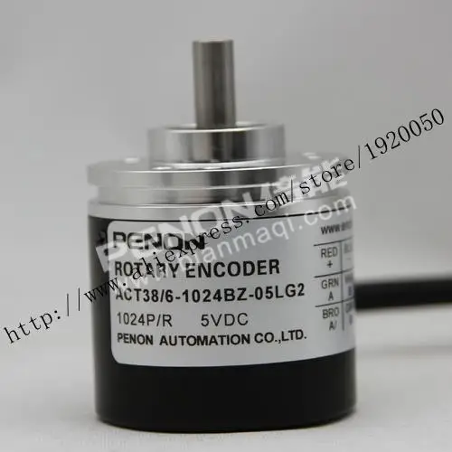 

stock ACT38 / 6-1024BZ-05LG2 rotary encoder cable outer diameter of 38mm and stable performance 1024