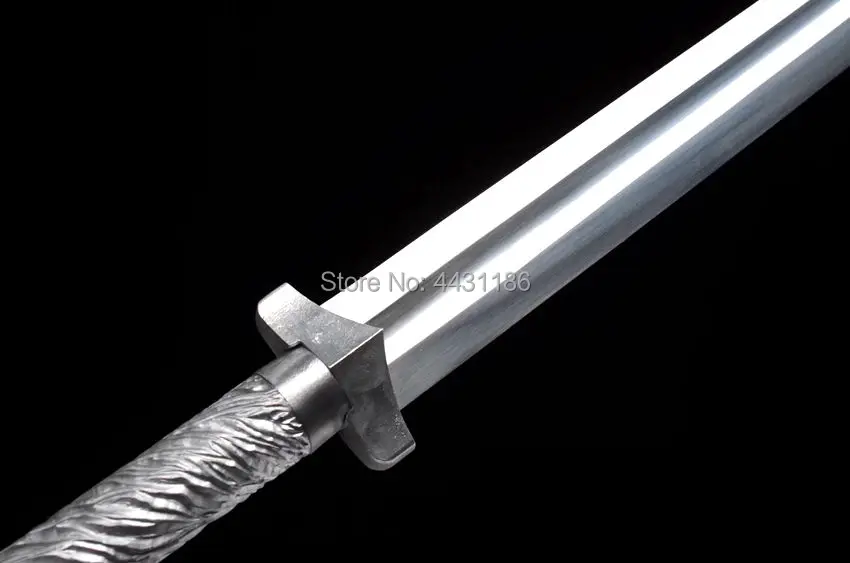 Чудесная металлическая ручка Китайский кунг-фу дао меч катана Полный Тан высокоуглеродистой стали лезвие очень острый на открытом воздухе боевой нож