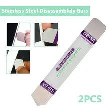 Лезвие из мягкой нержавеющей стали тонкий Прай Spudger 2 шт сотовый телефон планшет экран батарея Открытие Инструменты для samsung iPhone iPad открывалка