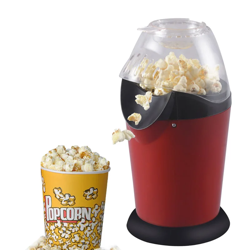 

Mini Electric die Popcorn Maker machine store DIY Home Hot Air Popcorn Making Machine Kitchen Desktop Mini DIY Corn Maker 1200W