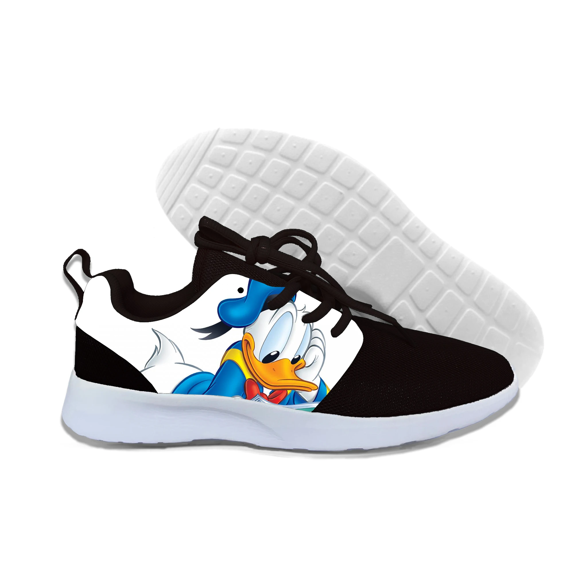 2019 New Fashion Zaraing Donald Duck Women/men Sneakers 2019 Summer Print Cartoon Casual Lightweight Shoes