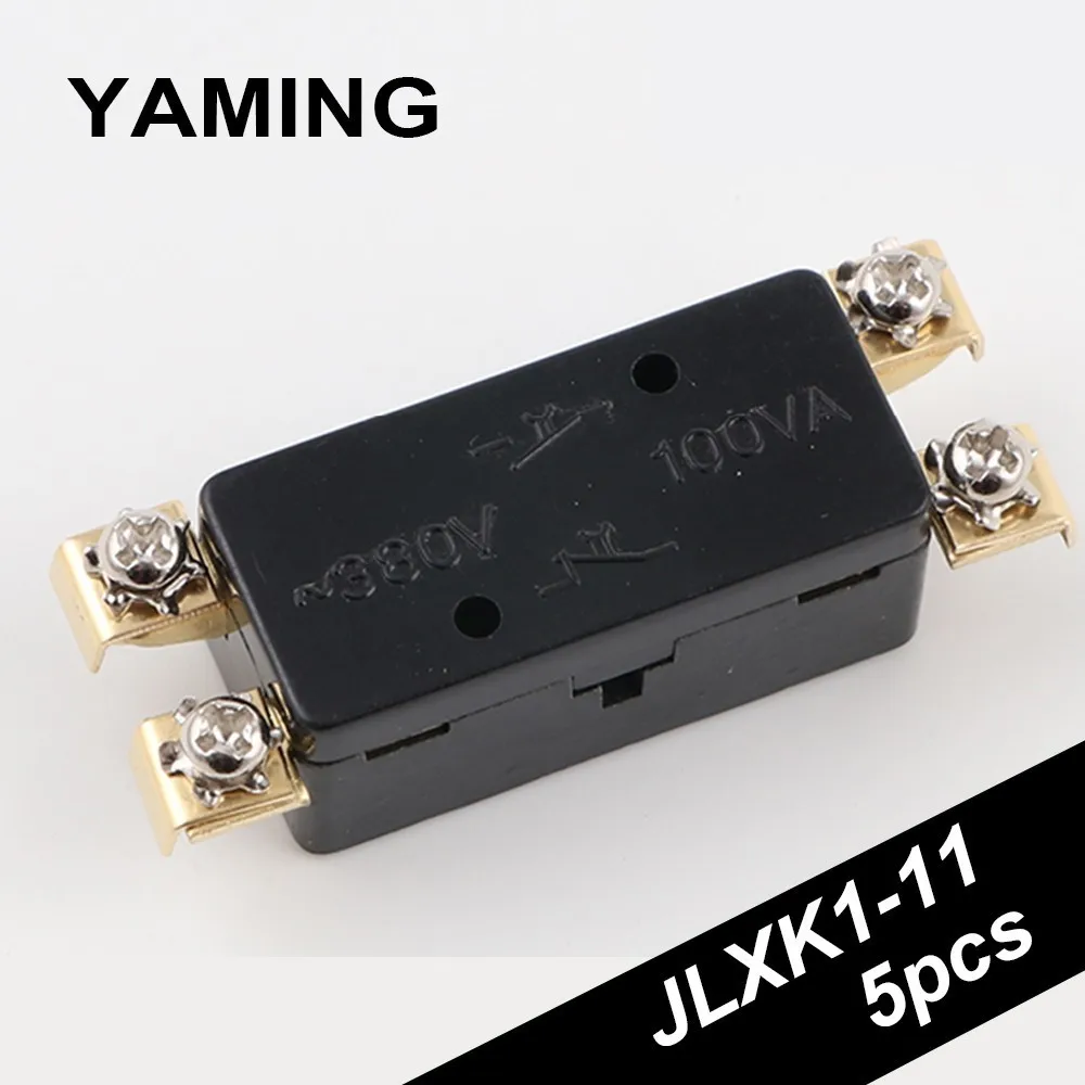 Limit Switch JLXK1-11 Black 380V 100VA Silver contact Travel Micro 4 screws terminals Electric Reset type (5PCS) | Обустройство дома