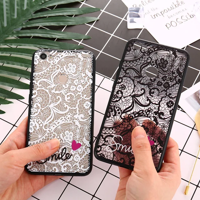 Lace Flower Pattern Soft Silicone Case Cover For Xiaomi Mi 8 Explorer SE A2 Lite A1 5X Redmi S2 Note 4 4x 5 Plus 5A 4A 6 6A Pro |