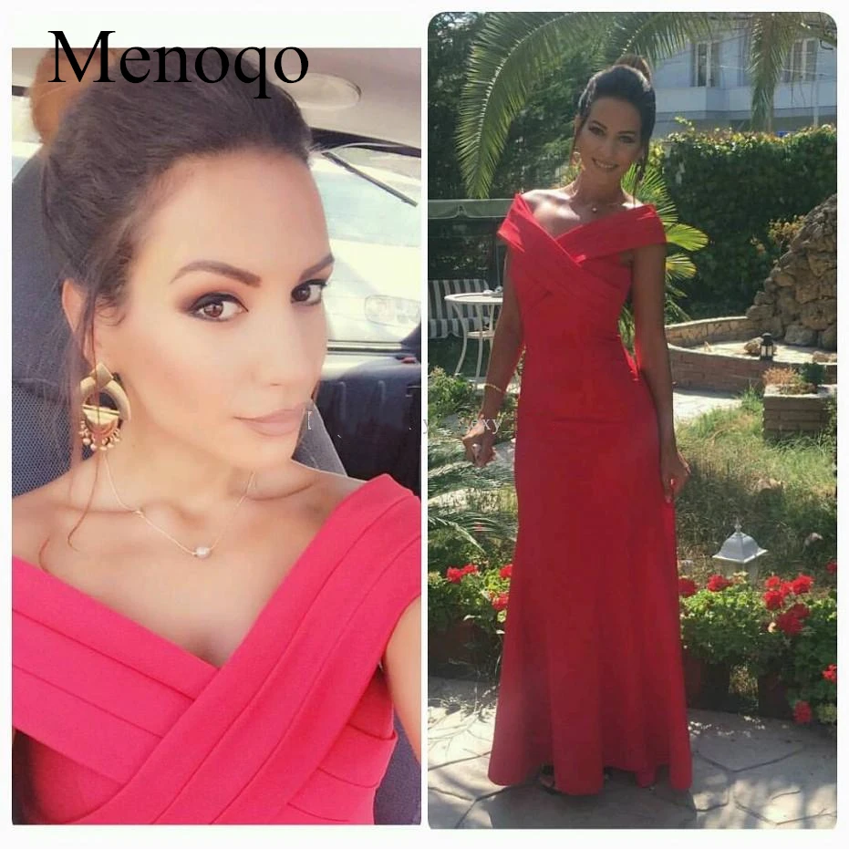 red-aso-ebi-african-mermaid-evening-dresses-off-shoulder-satin-floor-length-simple-cheap-prom-dresses-evening-gowns_副本