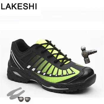 

Steel Toecap Shoes Work Boots Outdoor Male Shoes Men Work Safety Boot Anti-smashing Puncture Proof Safety Shoes For Men Sneakers