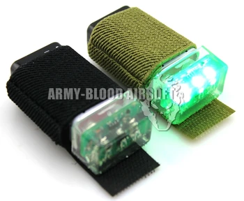 

Green Pegasus KNVIR-14 helmet flash survival signal marker lights (BK / DE)