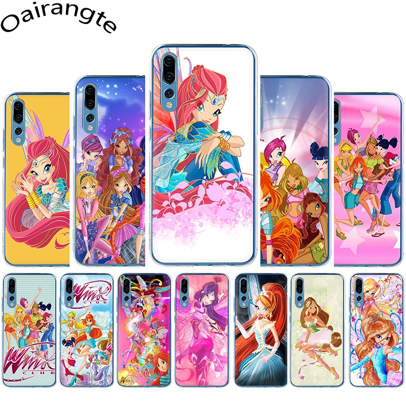 

Winx Club Hard Phone Cover Case for Huawei Honor 6A 7A 7X 7C 8X 8C 9X 20 Pro 8 9 10 Lite