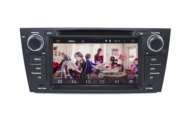 Best Android 7.1 Car GPS DVD Navi for BMW E90 E91 E92 With Bluetooth Wifi 4G USB SD Steering wheel Control stereo Free 8GB map 2