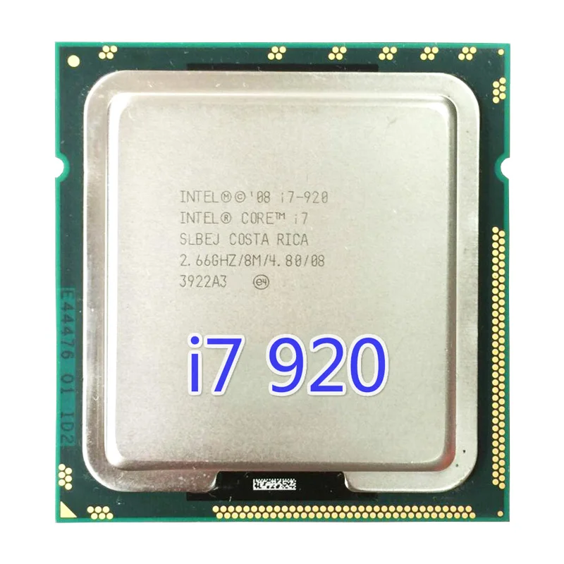 Procesor Intel core i7 920 pamięć podręczna 8 M, 2.66 GHz, 4.80 GT/s procesor Intel QPI LGA1366 i7-920 procesora Procesor Intel core i7 920 pamięć podręczna 8 M, 2.66 GHz, 4.80 GT/s procesor Intel QPI LGA1366 i7-920 procesora
