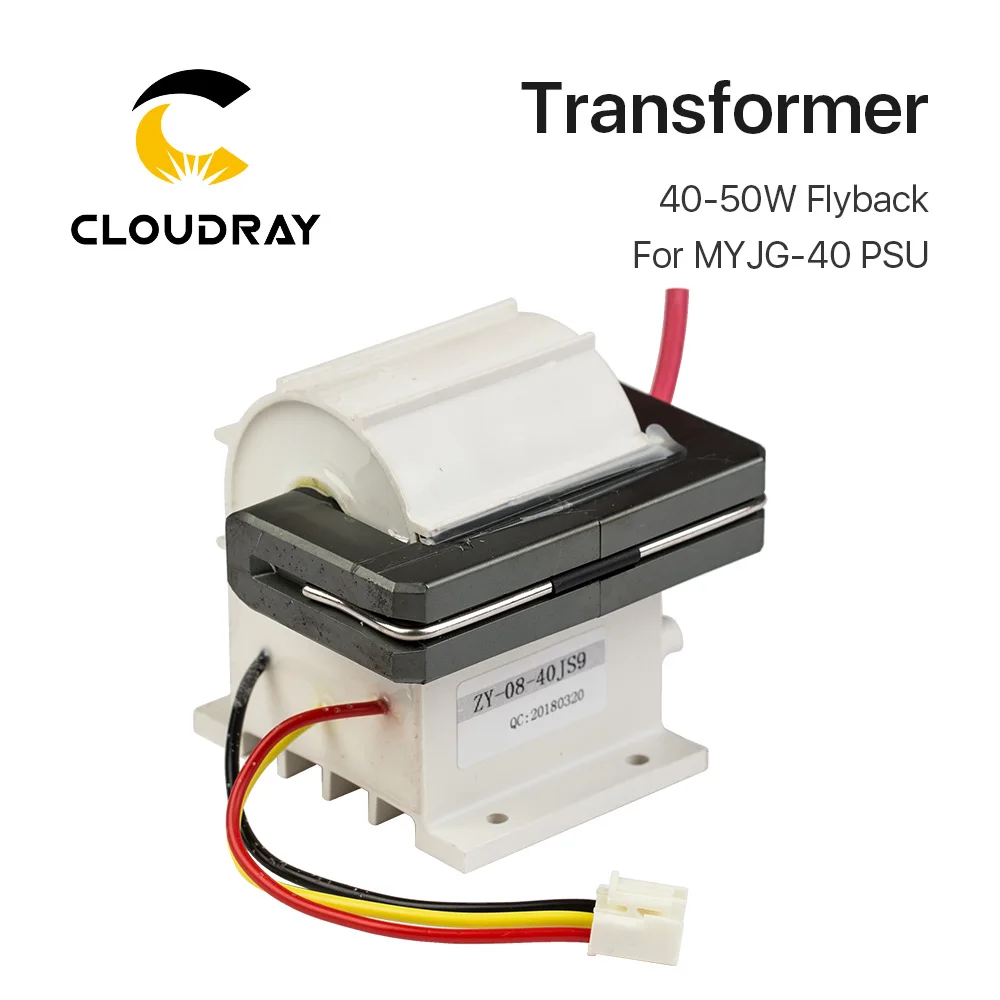 Cloudray 40 50W Высоковольтная задняя крышка для лазерного блока питания CO2|transformer
