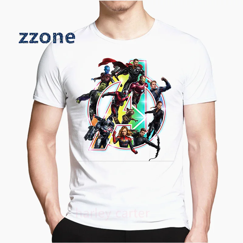 

Marvel T Shirt Men/Women Avengers Endgame Iron Man Stark Funny Artsy Awesome Artwork Printed T Shirts Captain America HCP4568
