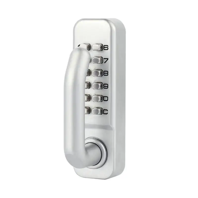 Mechanical Digital Push Button Door Lock Smart Home Keyless Keypad Combination Code Lock Waterproof Password Intelligent Lock