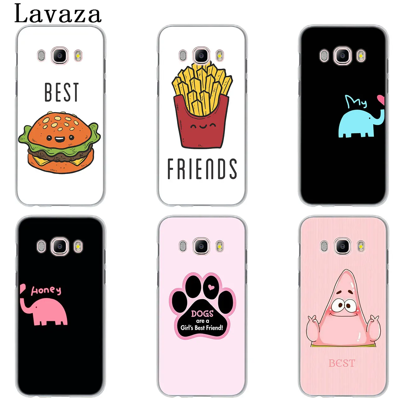 Твердый чехол для телефона Lavaza Best Friends Girl Samsung Galaxy J8 J7 Duo J6 J5 J4 Plus 2018 2017 2016 2015 J2 J3 Prime EU