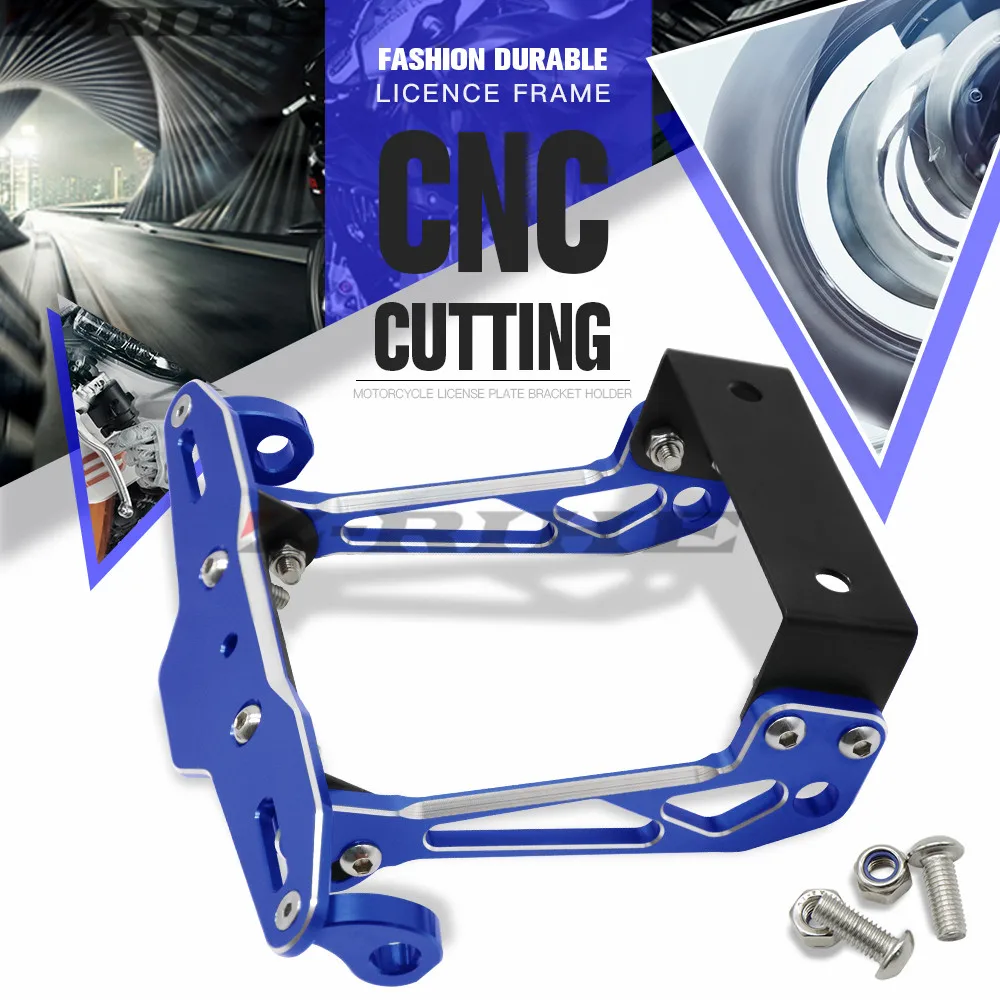 

Motorcycle License Number Frame Aluminum Frame Adjustable Angle Bracket Universal Bracket Motorcycle License Number Plate Holder