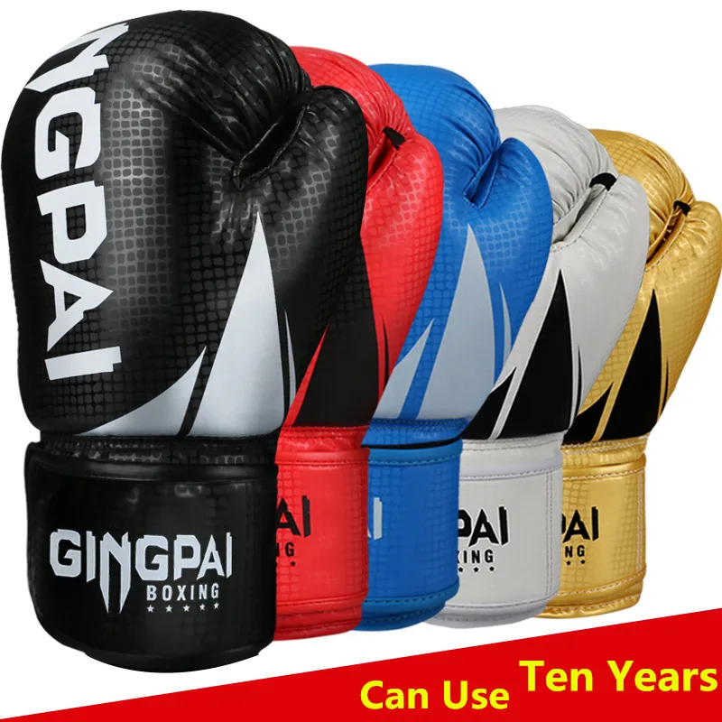 

Wholesale High Quality Adults Women/Men Boxing Gloves Leather MMA Muay Thai Boxe De Luva Mitts Sanda Equipments 8 10 12 6OZ boks