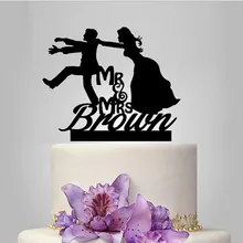 Пользовательские жених и невеста, чтобы запечатлеть топперы на свадебный торт Топпер, супер герой торт Топпер, Mr и Mrs с фамилием торт Топпер