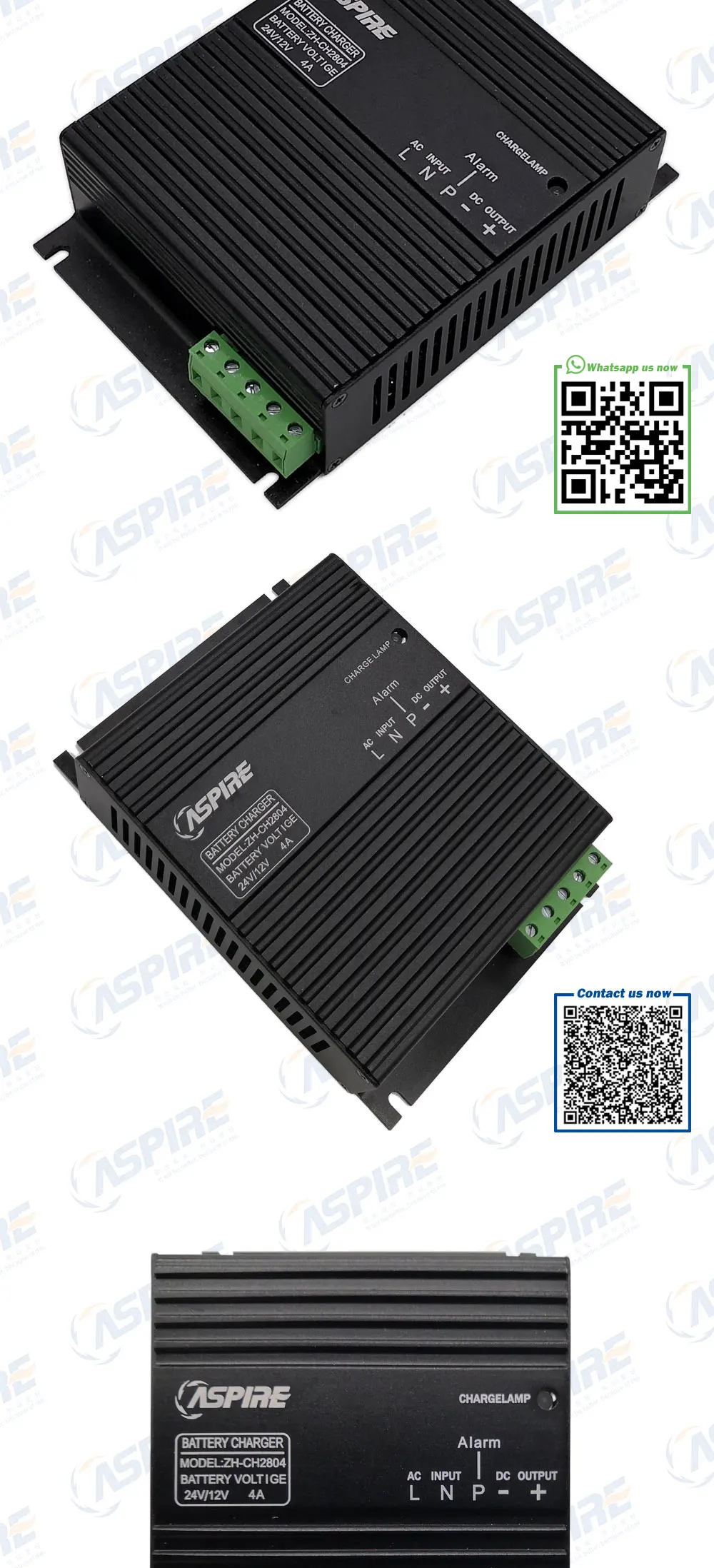 ASPIRE Upgrade Динамо дизельный генератор 4A 12 v 24 v автоматическое зарядное устройство 4A ZH-CH2804 с сигнализацией