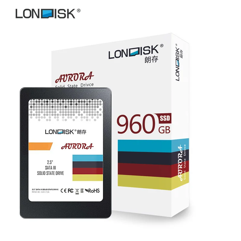 Londisk SSD 960 ГБ Внутренний твердотельный накопитель 2,5 дюйма SATA III HDD жесткий диск HD SSD ноутбук PC 960G Внутренний твердый