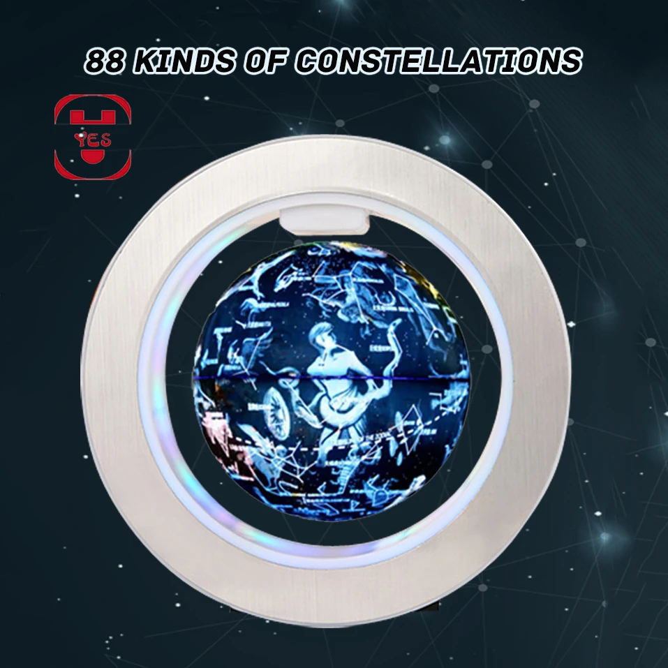  YES New Magnetic Levitation Globe Electronic Floating Suspended 360°Rotate for Child Home Bedroom S - 33023676463