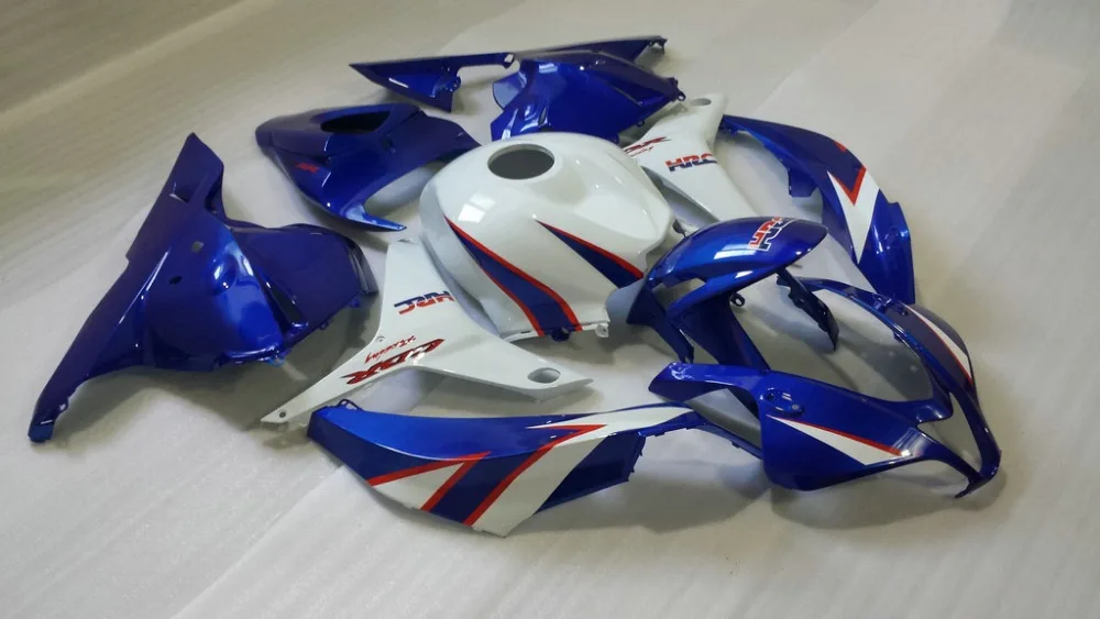 

Injection Mold Fairing kit for HONDA CBR600RR 09 10 CBR600 CBR600RR F5 2009 2010 NEW White blue Fairings bodykit +7gifts ZC22