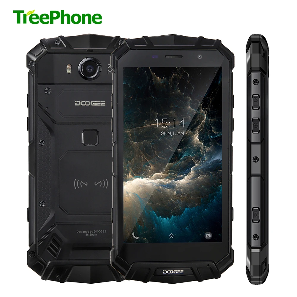 IP68 Водонепроницаемый DOOGEE S60 смартфон Беспроводной и Быстрая зарядка Octa Core 5 2 &quotFHD