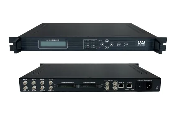 4in1 DVB-S/S2 МБ CI IRD(4 DVB-S/S2 RF в, 4* Ки, 4 Аси+ IP/4* МБ) CAM ИИР Радио и ТВ Вещательное оборудование sc-5217