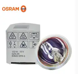OSRAM 64620 15V150W длительный срок галогенная лампа, GZ6.35 EFR-5 15 В 150 Вт эндоскопа Кубка лампы