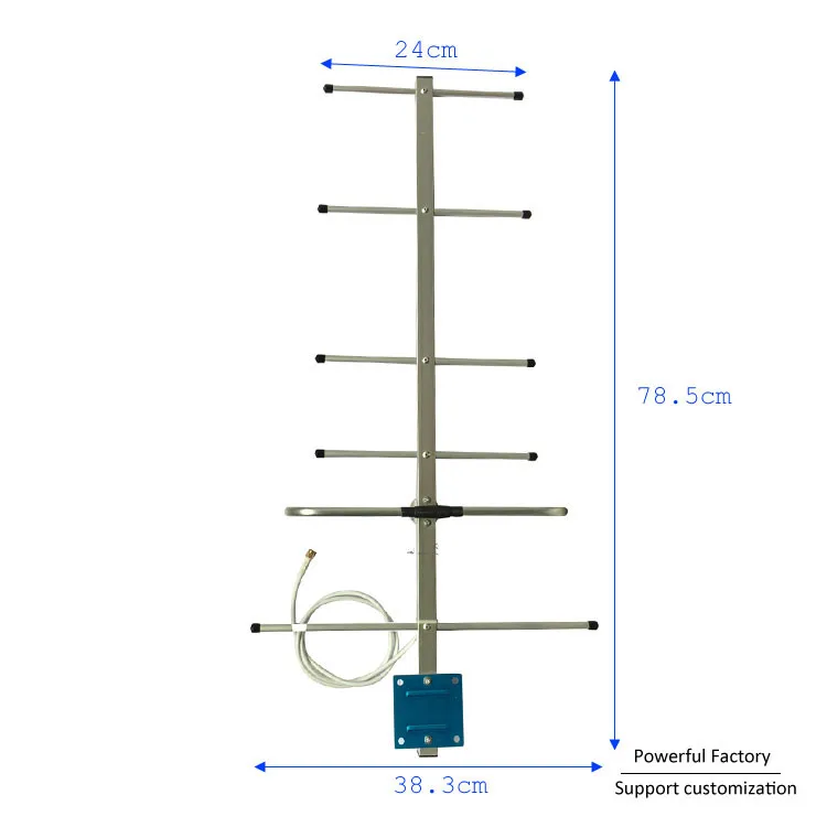 Антенна от производителя, направленная панель, наружная, Дальняя, DAS 10dbi, 433 МГц, антенна yagi, 1 шт