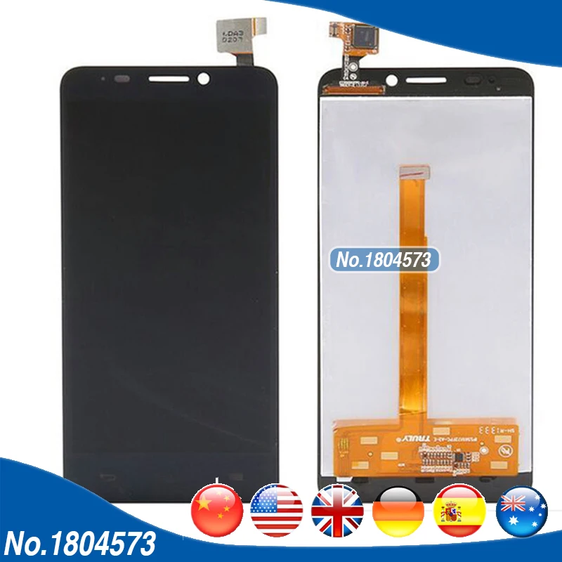 Для Alcatel One Touch Idol S 6035 OT6035 6035R 6035Y м ЖК дисплей и сенсорный экран спереди стекло