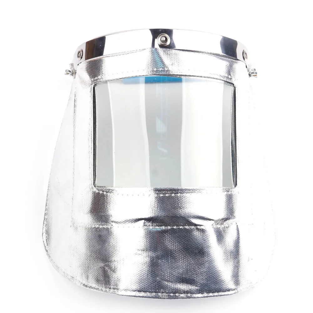 

Transparent Lens Aluminum foil Anti-UV Anti-shock Welding Helmet Face Shield Solder Mask Face Eye Protect Shield Anti-shock