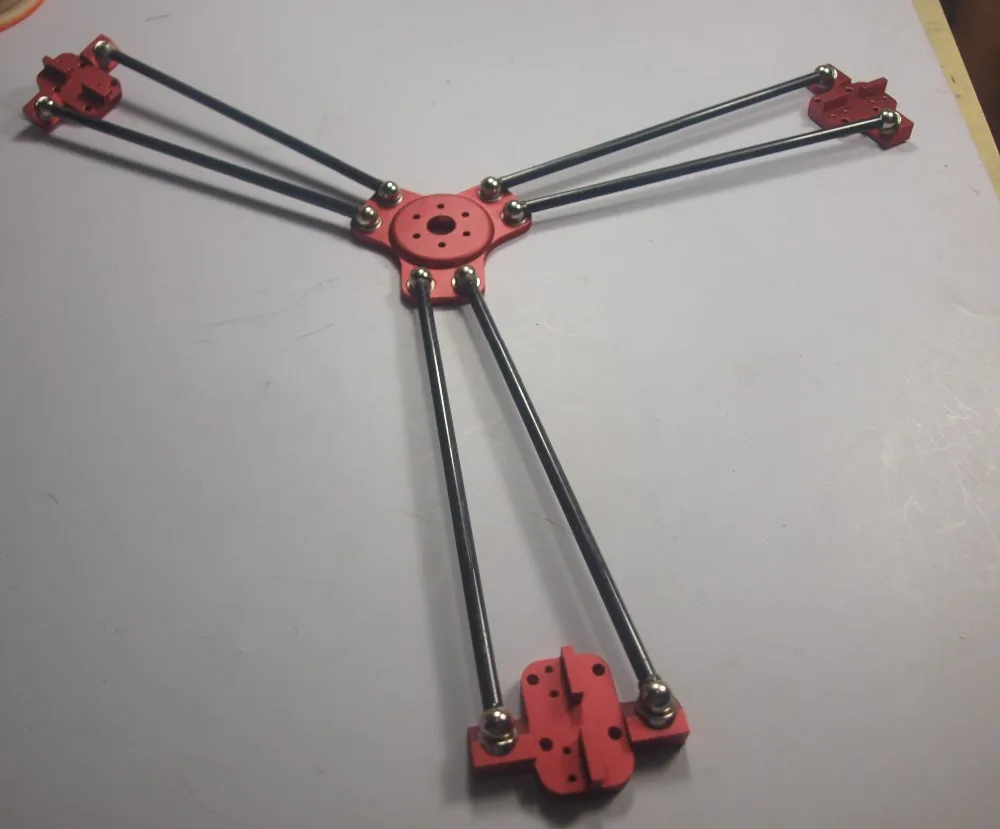 Reprap коссель k800 Магнитная эффекторных+ каретки+ 180 мм углеродная трубка Диагональ толкателей комплект для Delta DIY 3d принтера