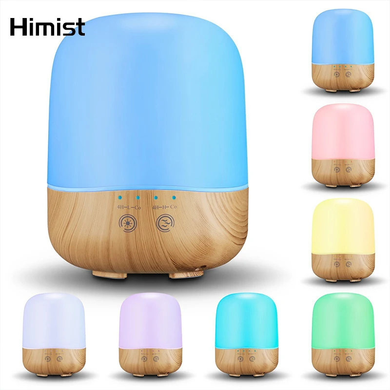 

Rainbow Light Aromatherapy Essential Oil Diffuser Wood Cool-Mist Ultrasonic Humidifier Aromatherapy Air Mist Maker