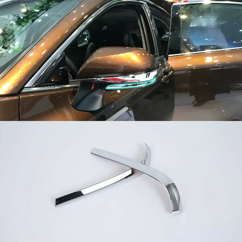 

Car Accessories Exterior ABS Chrome Rearview Mirror Decoration Cover Trim 2pcs For Toyota Camry 2018 Car Styling