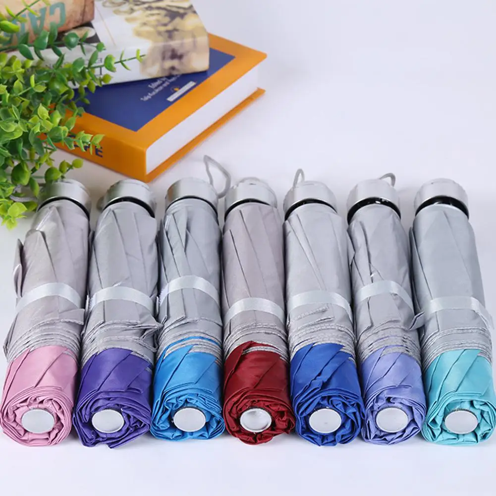 

None 3 Folding Sunscreen Umbrella Ultraviolet-proof