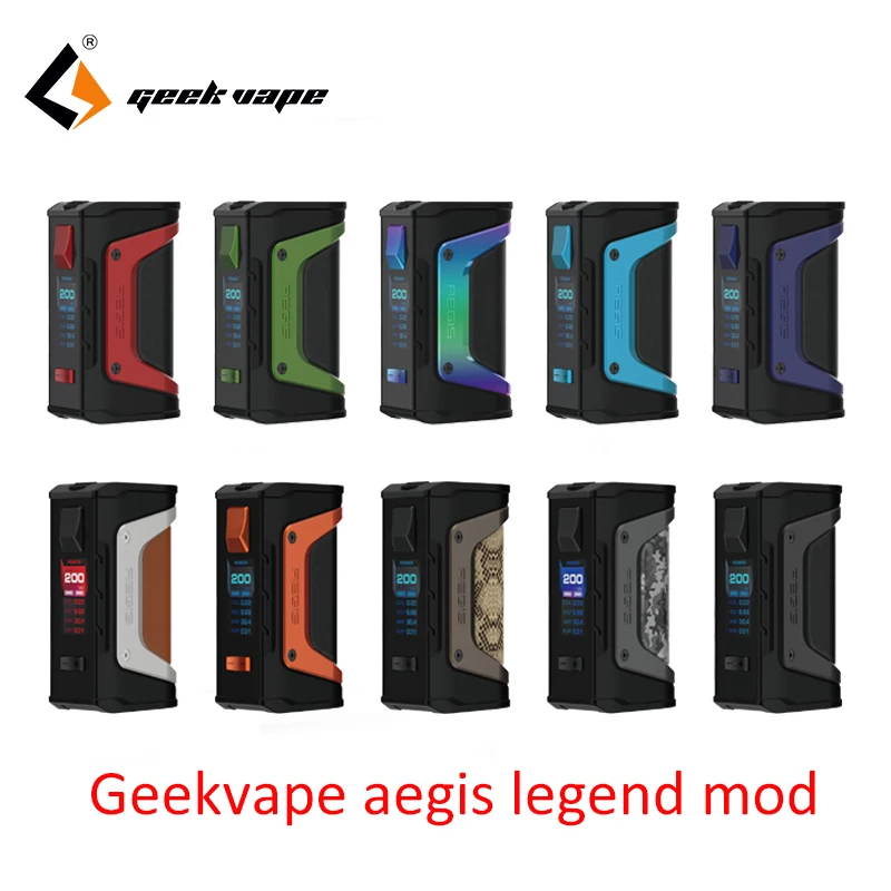 GeekVape Aegis mod aegis Legend 200W TC Box MOD Powered by Dual 18650 batteries e cigs No Battery for zeus rta blitzen GeekVape Aegis mod aegis Legend 200W TC Box MOD Powered by Dual 18650 batteries e cigs No Battery for zeus rta blitzen