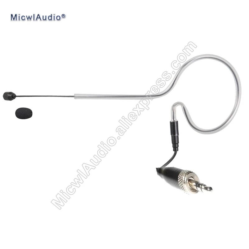 

Headset Microphone 3.5mm Stereo Lock Screw Headworn Condenser Microphone Black MicwlAudio SE-004