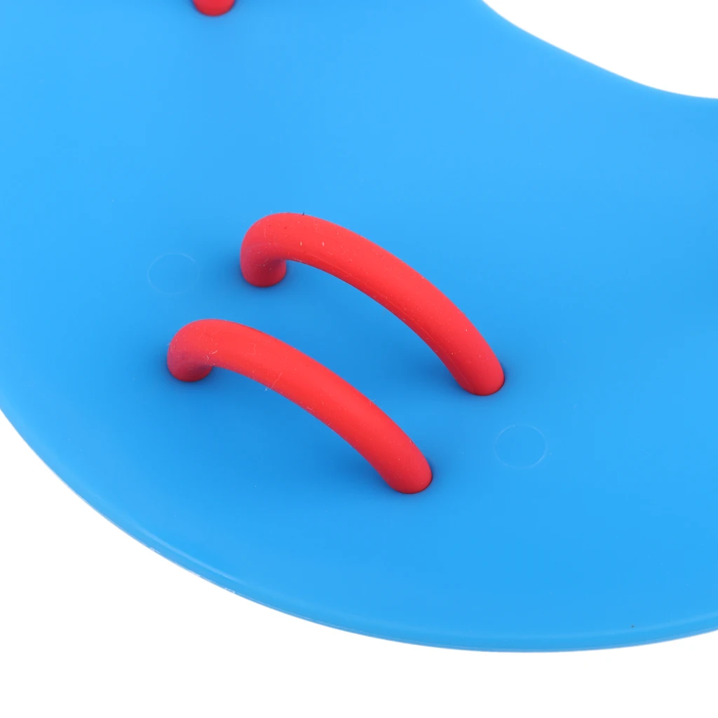 1 Pair Swim Hand Paddles Finger Fins Unisex Rubber Palm Wear Gloves for Swimming Diving Surfing Water Sports for Adults Kids