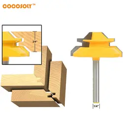DIY Инструменты Деревообрабатывающий 45 градусов-до 3/4 "наличии блокировки, фрезы-1/4" хвостовиком