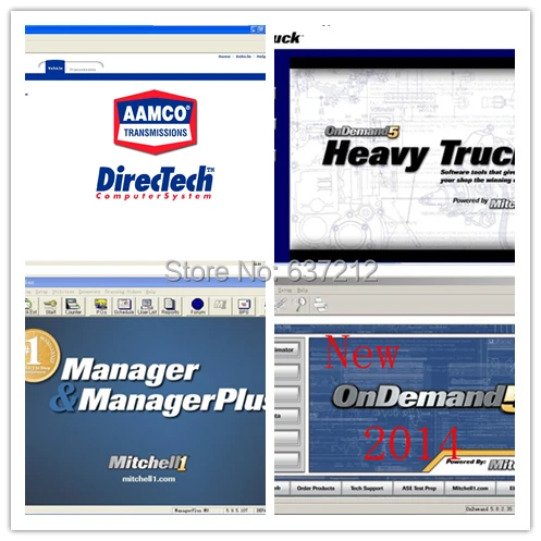 Ремонт автомобилей Программы для компьютера для Митчелл Manager Plus 5.9+.11 Mitchell OnDemand+ сверхмощный+ Митчелл аамко directech механической коробкой передач