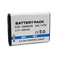 Camera Battery SLB1137D SAMSUNG 1400mah Whcyonline for Tl34hd/Nv106/Hd/..