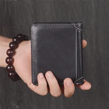 

Womens Mens Wallet Fashion Casual Solid Short Leather ID Credit Card Holder wallet card portfel damski man wallet portfel damski