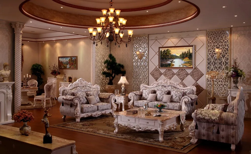Европейский кожаный диван набор гостиной диван Китай деревянная рамка 1 + 2 + 3 местный угловой диван роскошный синий