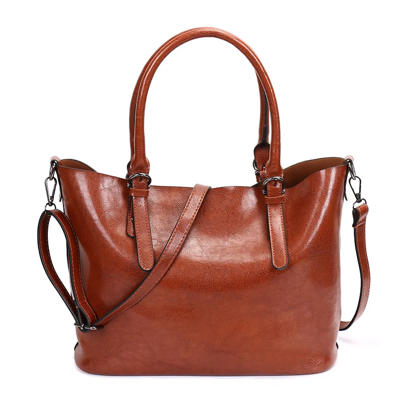 

women fashion high quality handbags shoulder zipper bags casual women new style big bag free shipping
