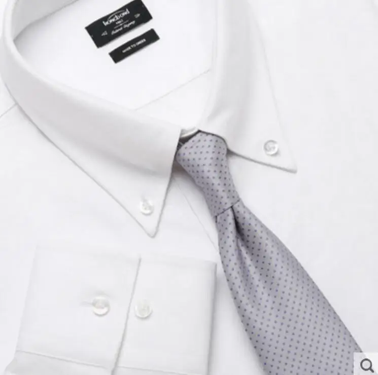 Хлопок небесно-голубой серый розовый белый рубашки Толстые мужские деловые весенние модные Профессиональные индивидуальные высокое качество