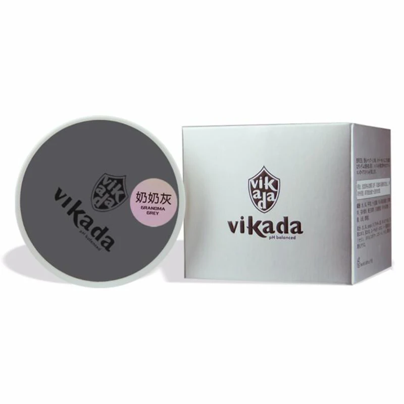 

VIKADA Hot Sale New Grandma Grey Solid Hair Wax Disposable Hair Color Hair Cream Hair dye